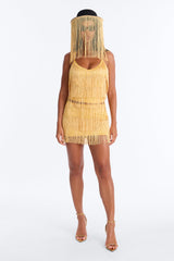 Sexy Cousin Creeper 4 Piece Costume Set - Taupe