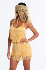 Sexy Cousin Creeper 4 Piece Costume Set - Taupe