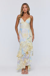 Hidden Sun Maxi Dress Yellow