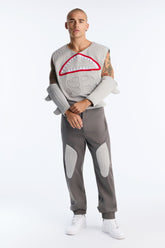 Shark Attack 4 Piece Costume Set - Grey