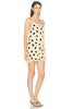 Mini Dress In Anemone Flower Appliqu