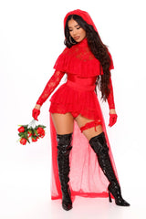 Bride To Be 6 Piece Costume Set - Red