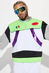 Space Ranger 2 Piece Costume Set - White/combo