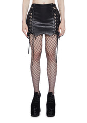 Living In Darkness Mini Skirt
