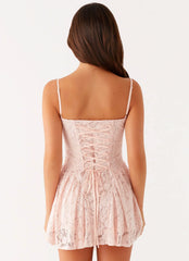 Promenade Mini Dress - Pink