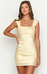Macayle Yellow Mini Dress