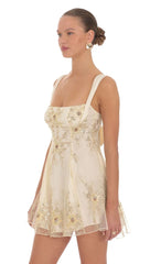 Maya Embellished Mini Dress