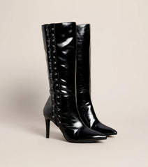 On Top Power Muse Pointed Toe Stiletto Boots