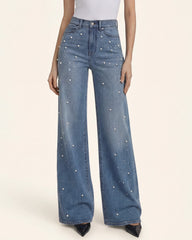 The Mermaid Shimmer Pearl Jeans - Dancing in The Moonlight