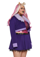 Plus Werewolf High School Student Costume And Wig Set