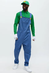 Power Up Brothers Halloween Costume - Green/combo