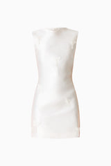 Tula Shift Mini Dress in White