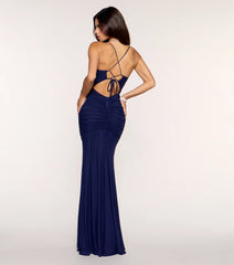 Aleah Corset Lace-Up Mermaid Dress
