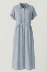 Ladies' Elegant Midi Dress With Pockets