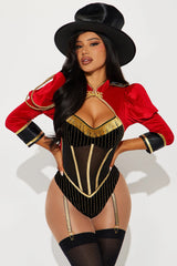 Ring Master Babe 2 Piece Costume Set - Multi Color