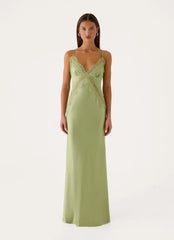 Winona Night Slip Dress - Green