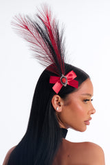 Saloon Starlet 4 Piece Costume Set - Red/Black