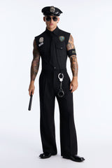 Dirty Cop 7 Piece Costume Set - Black