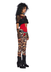 Glam Rock Wig & Costume