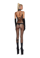 Out Of Luck Fishnet Body Stocking