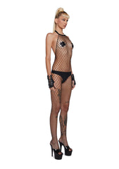 Hidden Secret Body Stocking - Black