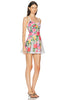 Rosela Short Dress In White Dots