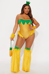 Pretty Pineapple 5 Piece Costume Set - Yellow