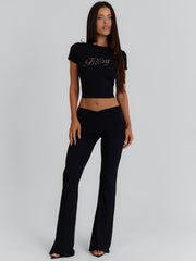 Adrianna Pant Black