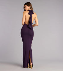 Betsy Mesh Open Back Formal Dress