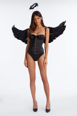 Dark Angel 3 Piece Costume Set - Black