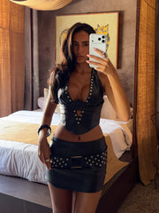 Kendal Corset Top Black