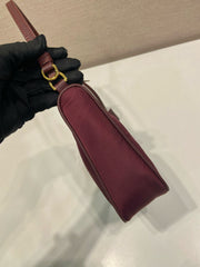 Prada Re-Edition 2005 Re-Nylon bag Burgundy Recycled polyamide