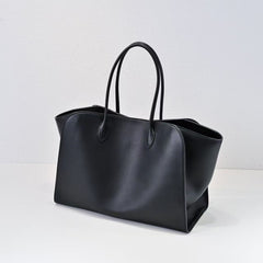 The Row 2025 Marlo 17 Bag 43cm Black Leather