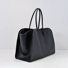 The Row 2025 Marlo 17 Bag 43cm Black Leather