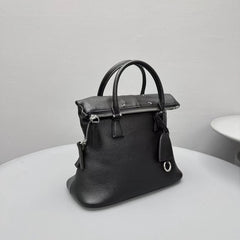 Maison Margiela 5ac Mini' Handbag Black Grain Cowhide