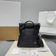 Maison Margiela 5ac Mini' Handbag Black Grain Cowhide
