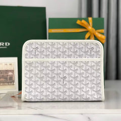 Goyard Jouvence MM Toiletry Bag White Calfskin