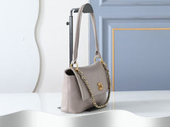 CC CC SS 2026 Pre-collection Large Flap Bag Dark Grey Lambskin