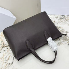 The Row Marcel Bag Brown Grain Leather