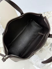 The Row Marcel Bag Brown Grain Leather