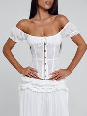 Lubela Corset Top White