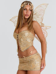 Gold Angel Butterfly Waist Chain