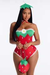 Favorite Sweet Treat 5 Piece Costume Set - Red/combo
