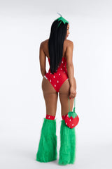Favorite Sweet Treat 5 Piece Costume Set - Red/combo