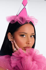 Clown Crush 4 Piece Costume Set - Pink/combo
