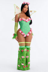 Flutter And Flirt 7 Piece Costume Set - Green