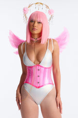 Underground Dark Angel 7 Piece Costume Set - Pink/combo