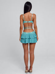 Santana Mini Dress Teal