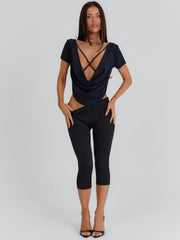 Summa Longline Top Black