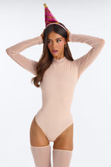 Birthday Brat 4 Piece Halloween Costume - Nude/combo